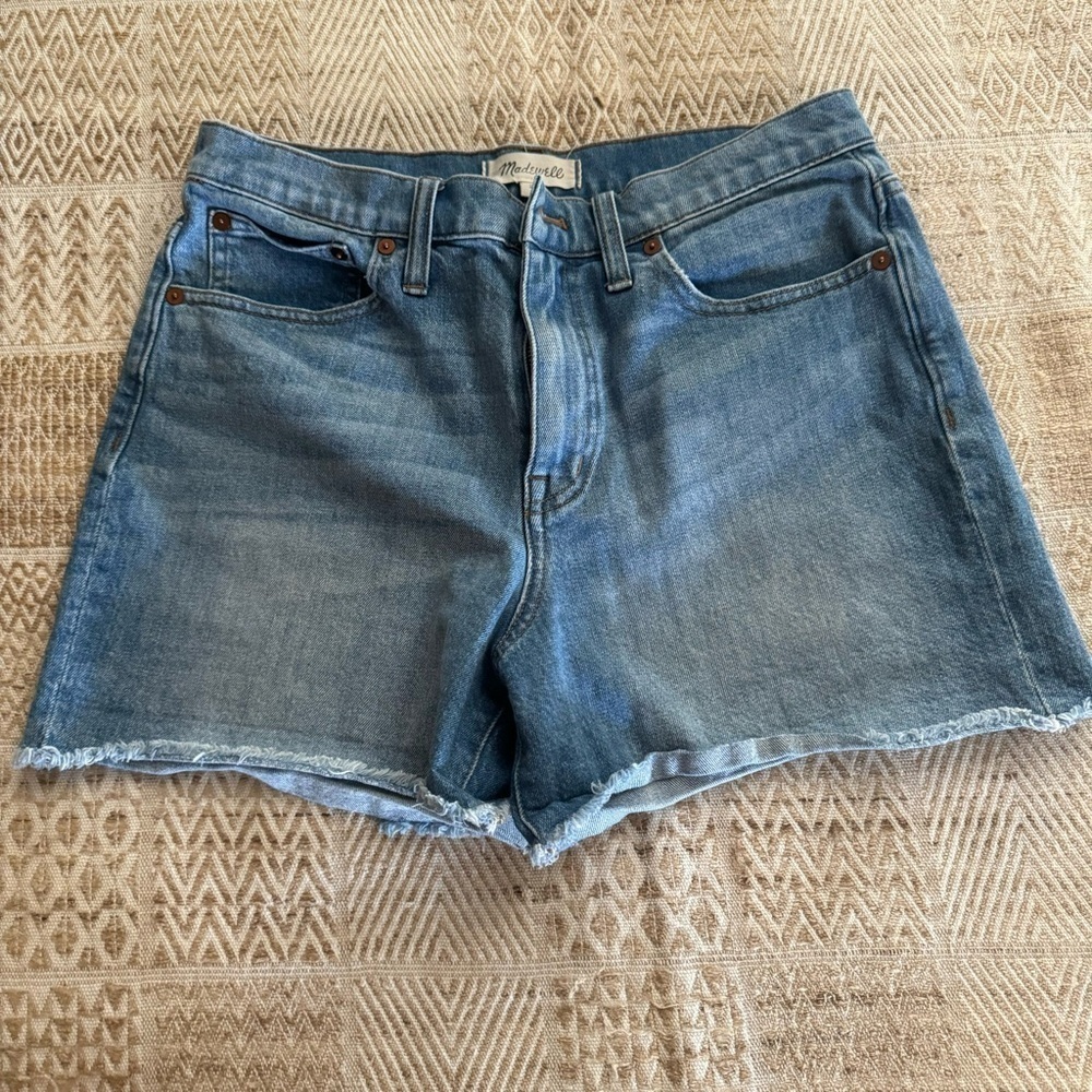 Madewell High Rise Waist Jean Shorts